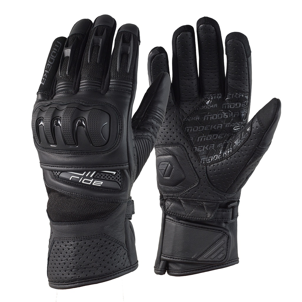 [070105 11 6] Modeka Air Ride II Glove Black/Black (6)