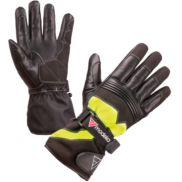 [072091 431 S] Modeka Freeze EVO Kids Glove Black/Yellow (S)