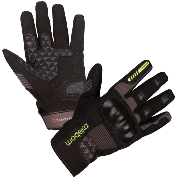 [072120 398 6] Modeka Fuego Glove Black/Dark Gray (6)