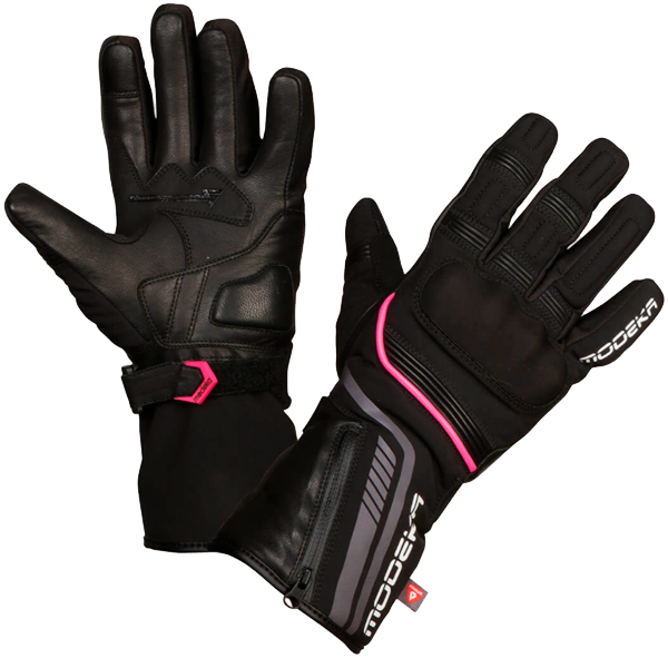 [073520 419 DS] Modeka Glove Makari Black/Pink (DS)