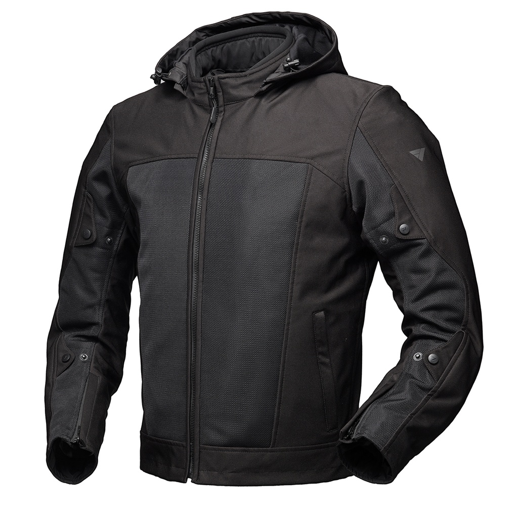 [086760 10 S] Modeka Hoodie Davey Air Black (S)
