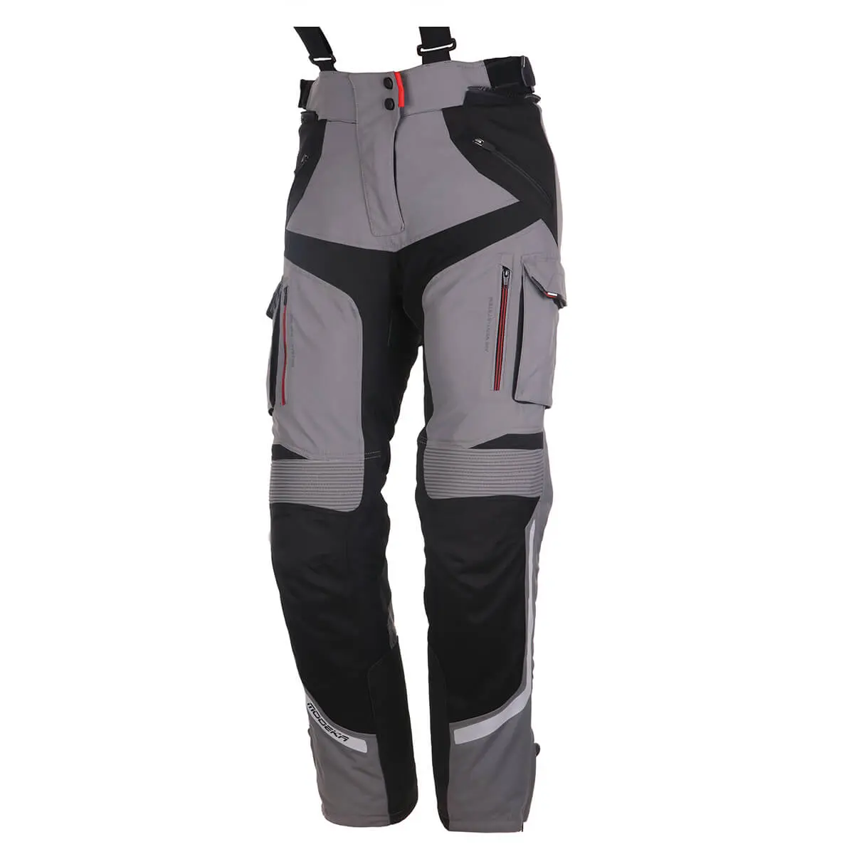 [088121 393 34] Modeka Pants Panamericana Lady Grey/Black (34, 34)