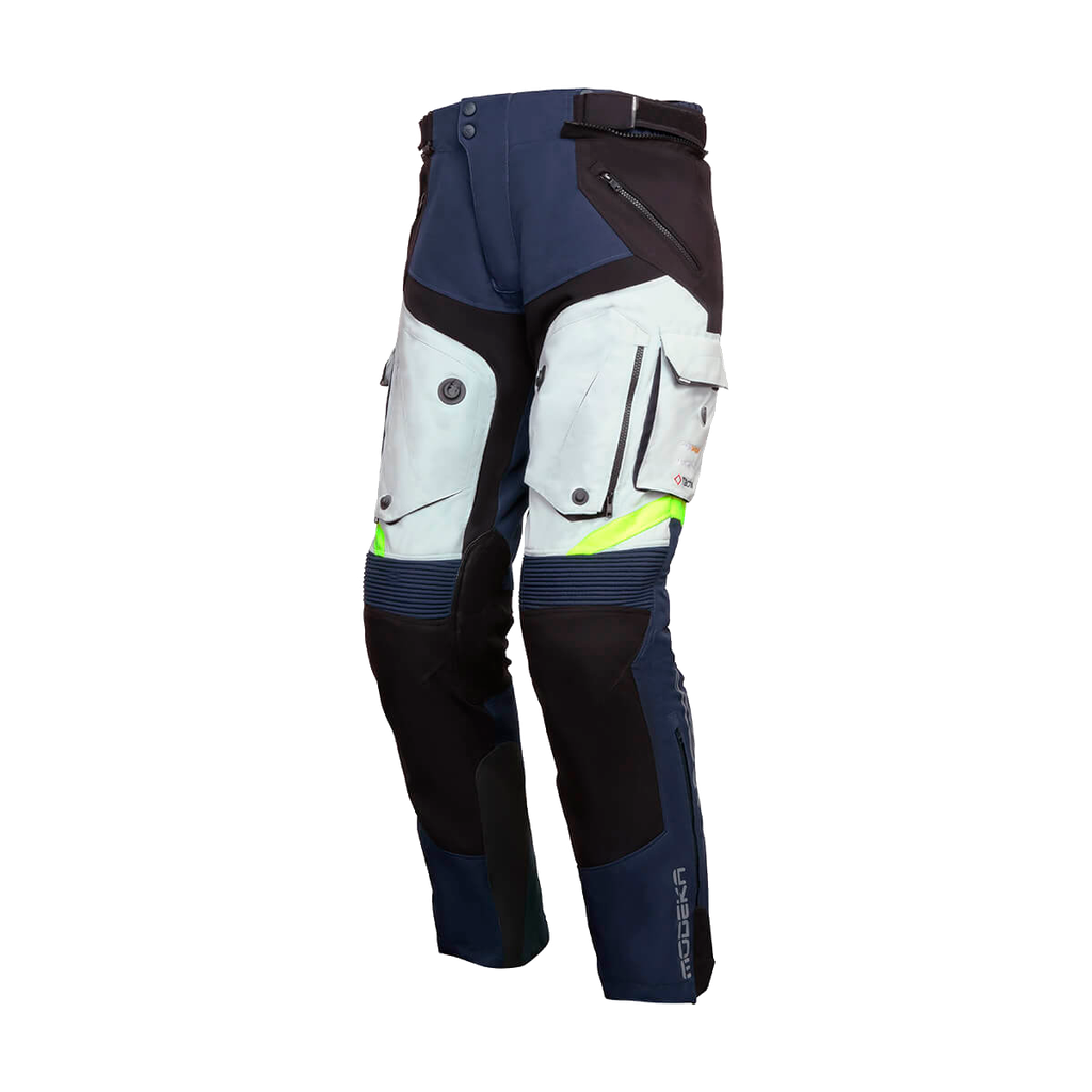[088360 69 S] Modeka Pants Panamericana II Blue/Light Grey (S)