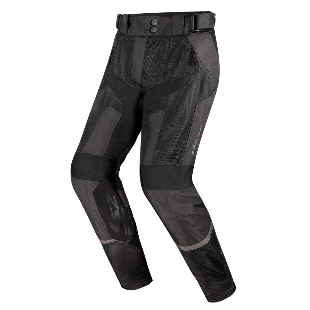 [65110S0007XS] LS2 COMO AIR LADY PANT BLACK DARK GREY (XS)