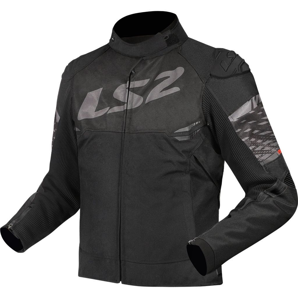 [64270W0007XS] LS2 APEX LADY JACKET BLACK DARK GREY (XS)
