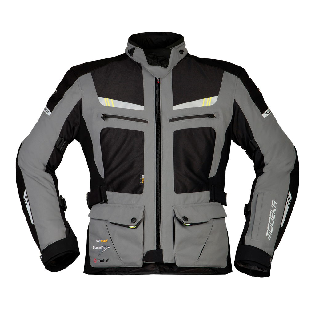 [084640 393 S] Modeka AFT Air Jacket Grey/Black (S)
