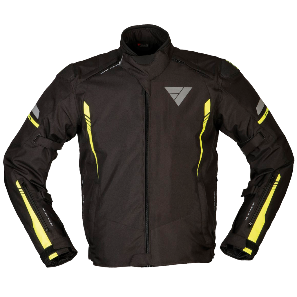 [084260 431 XS] Modeka Aenergy Jacket Black/Yellow (XS)