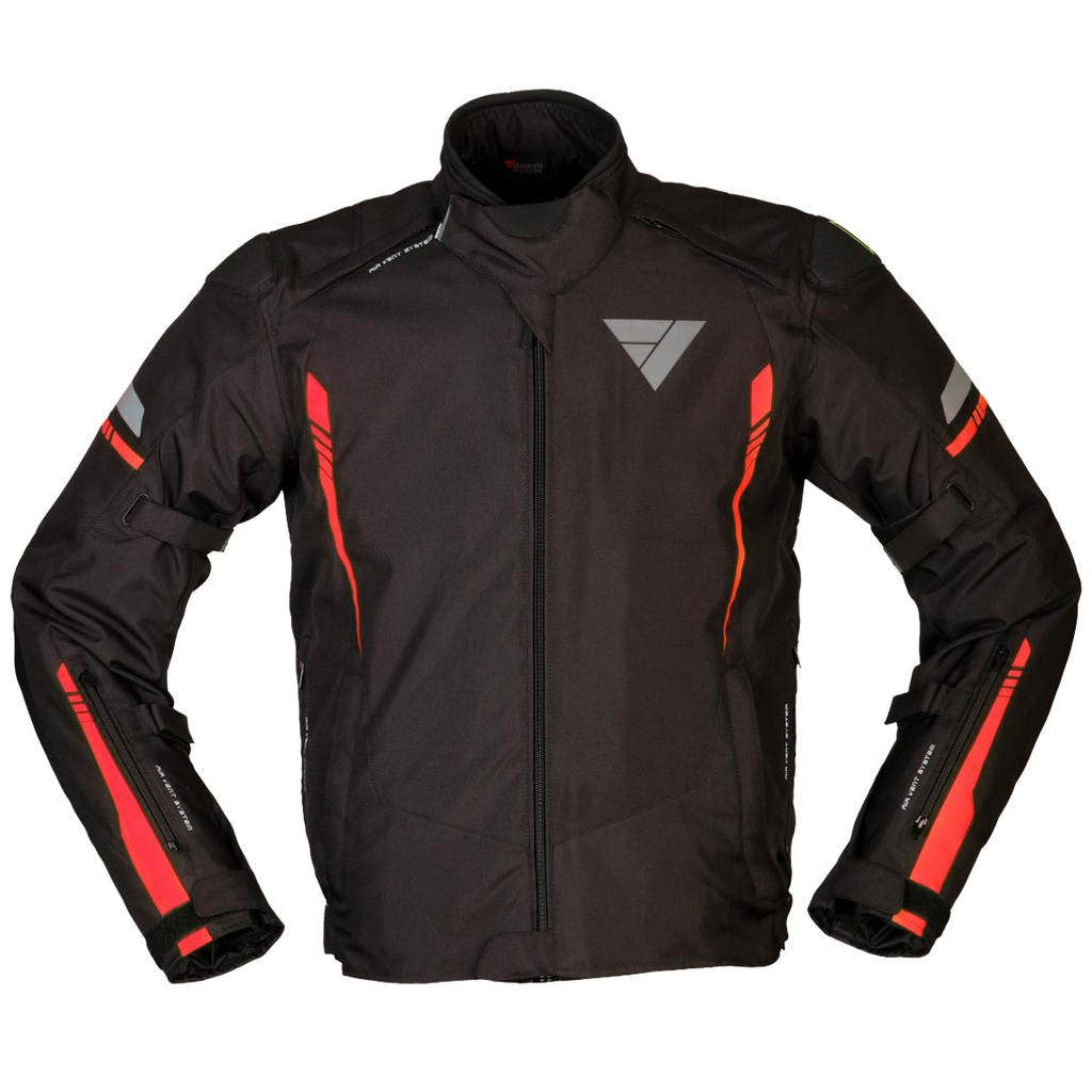 [084260 401 XS] Modeka Aenergy Jacket Black/Red (XS)