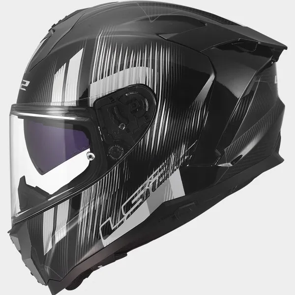 LS2 FF817 CHALLENGER II NITRO BLACK-GREY