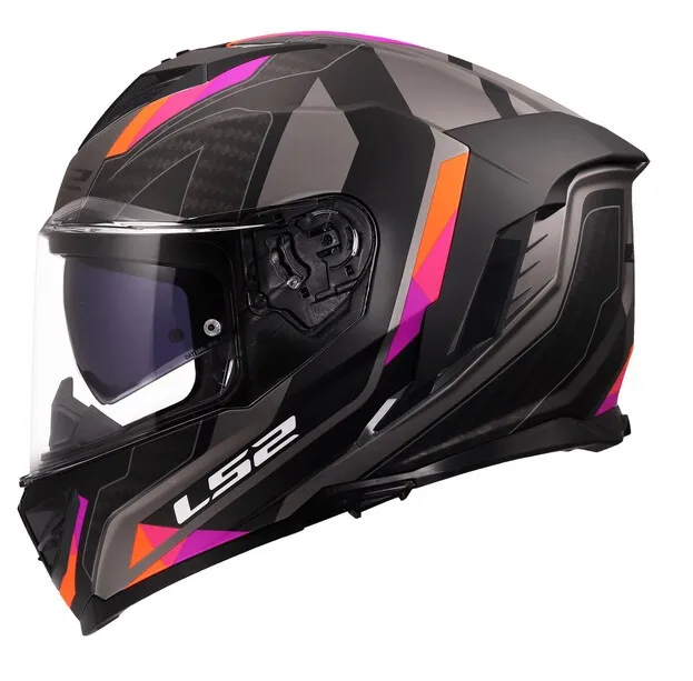LS2 FF818 STROM III SPORTY M-GREY PURPLE