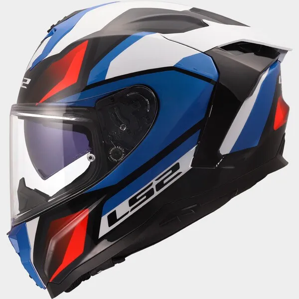 LS2 FF817 CHALLENGER II VIPER  WHITE BLUE RED