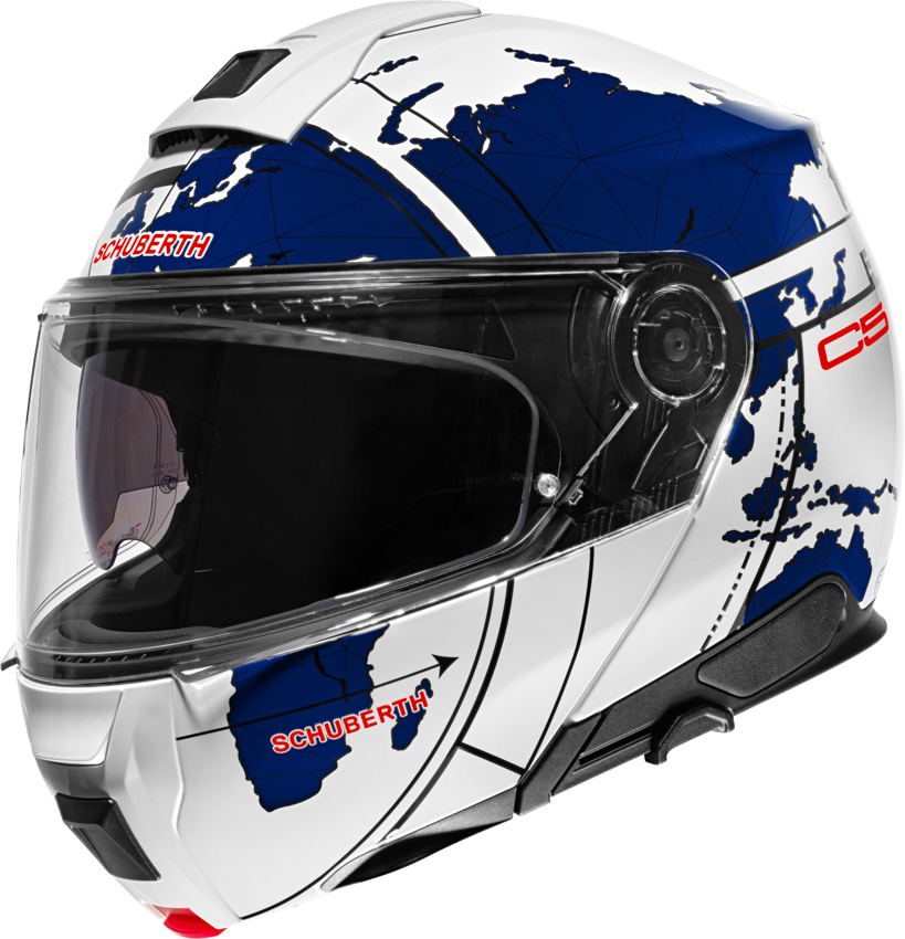 [A4159113360] Schuberth C5  GLOBE Gloss Blue (XS)