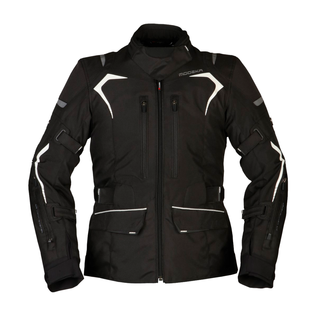 [084440 395 18] Modeka Elaya Lady Jacket Black-And-White (18)
