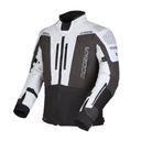 Modeka Hydron Jacket Light Gray/Dark Gray/Black