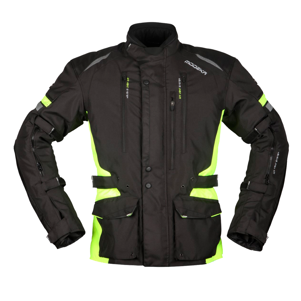 Modeka Striker II Jacket Black/Yellow