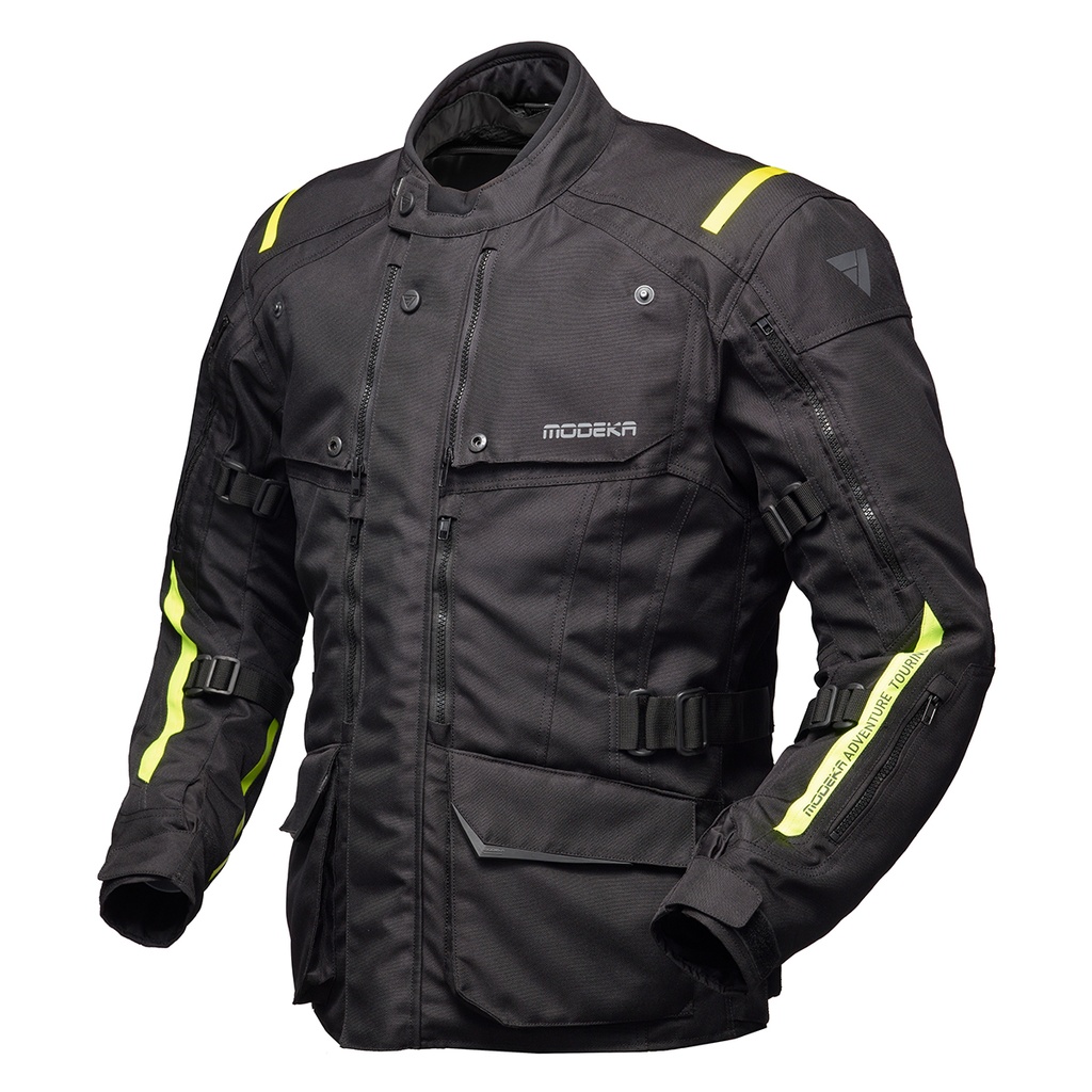 Modeka Jacket Varus Black/Yellow