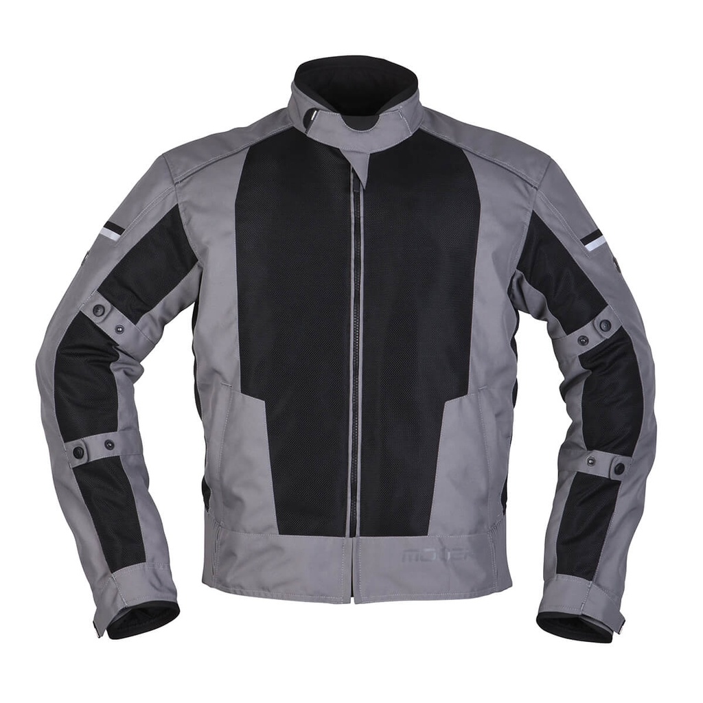 [084290 397 S] Modeka Veo Air Jacket Black/Gray (S)