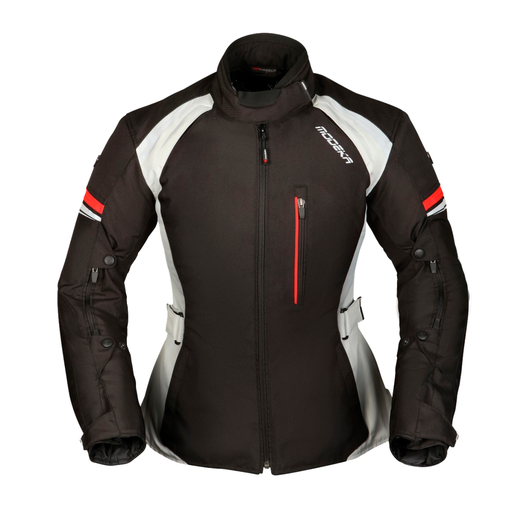 [084460 394 34] Modeka Jacket Violetta Lady Black/Light Grey (34)