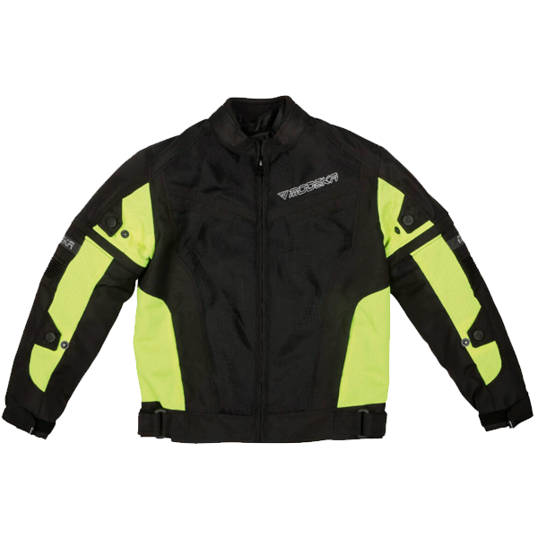 [084191 431 128] Modeka X-Vent Kids Jacket Black/Yellow (128)