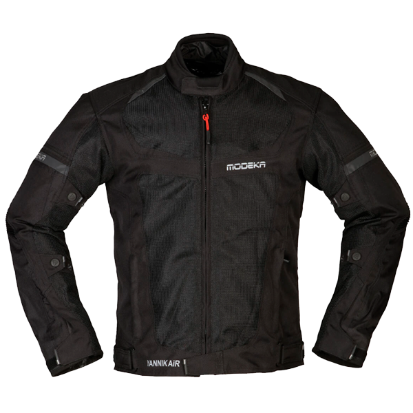 [084280 10 S] Modeka Yannik Air Jacket Black (S)