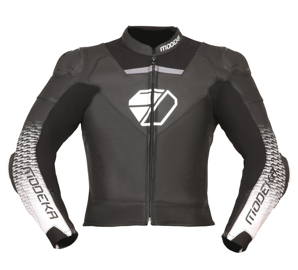 [010765 395 50] Modeka Yron Jacket Black-And-White (50)