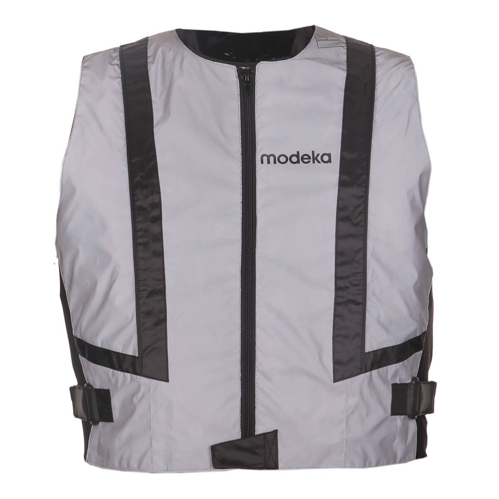 [016900 105 M] Modeka Doc Silver reflective vest Silver (M)