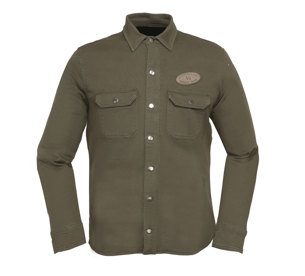 [086770 88 S] Modeka Overshirt Oliwer Olive (S)