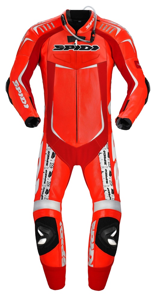 [Y134-348-46] Spidi Track Wind Replica Evo Red/White (46)