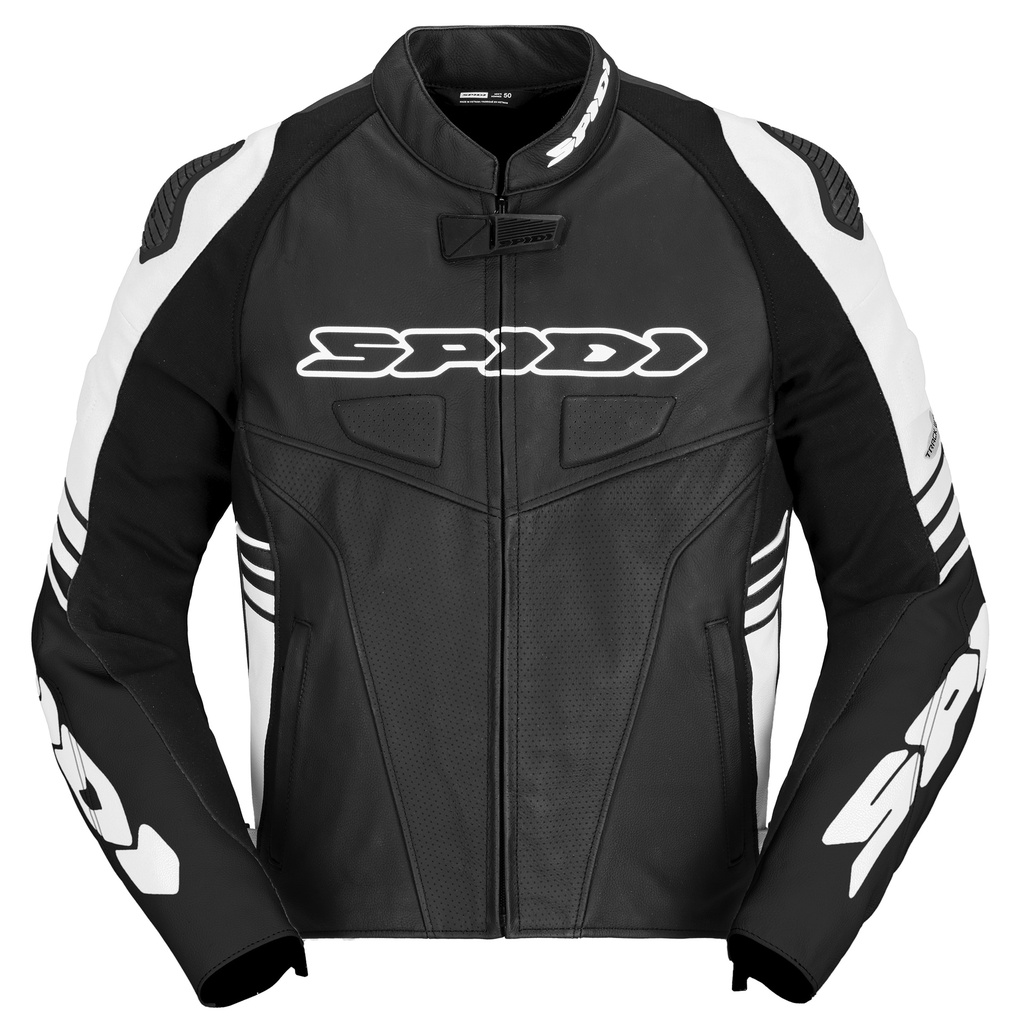 [P212-011-46] Spidi TRACK WARRIOR Black/White (46)