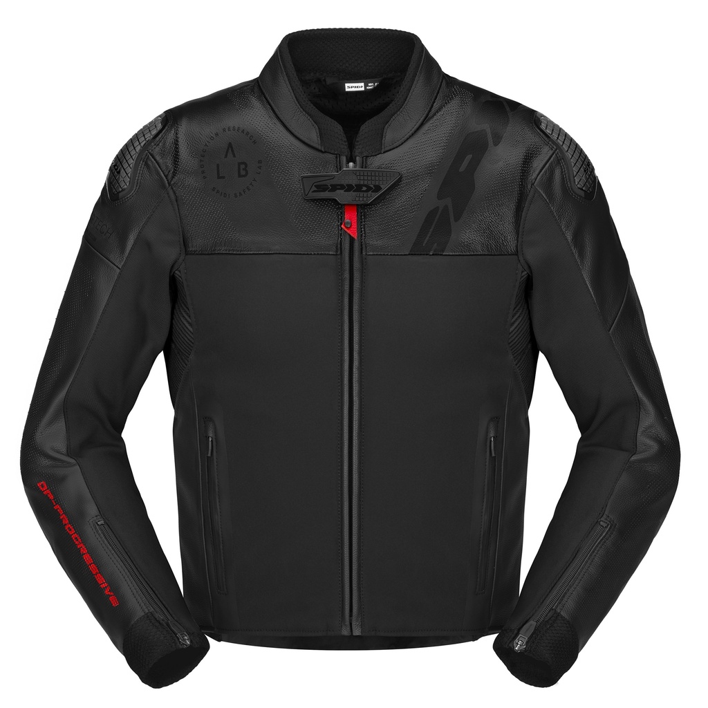 [P230-026-46] Spidi DP PROGRESSIVE HYBRID PERFORATED Black (46)
